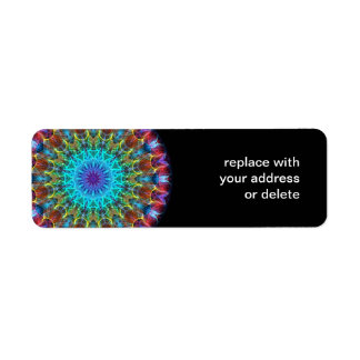 Pulling In kaleidoscope Return Address Label