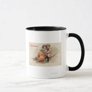 Pulling Pumpkin up Hillside Mug