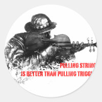 Pulling strings violin