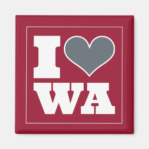 Pullman (WA) Watch Party Fridge Magnet