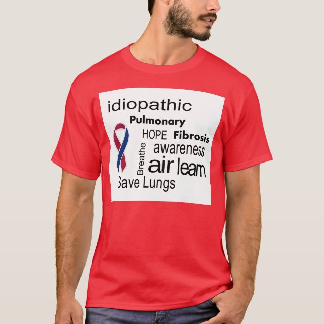 Pulmonary Fibrosis Awareness T T-Shirt (Front)