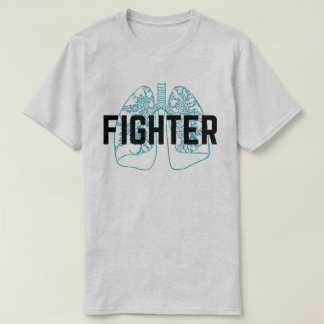 Pulmonary Fighter Men's Blue T-Shirt