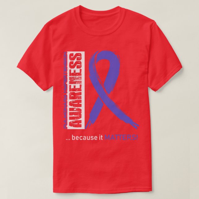 Pulmonary Hypertension Awareness Because Its Matte T-Shirt (Design Front)