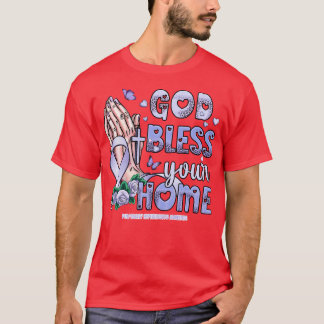 Pulmonary Hypertension Awareness god bless faith h T-Shirt