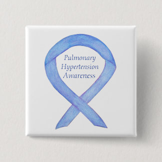 Pulmonary Hypertension Awareness Ribbon Custom Pin