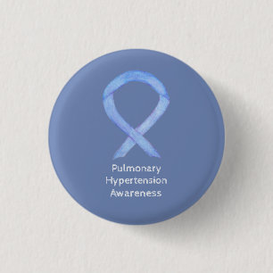 Pulmonary Hypertension Awareness Ribbon Custom Pin