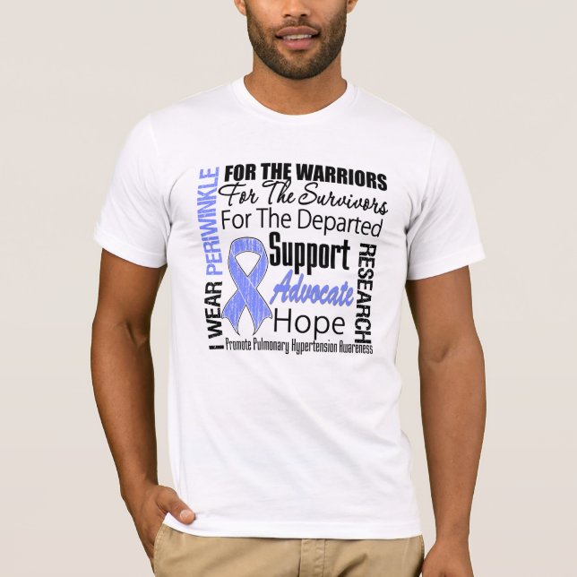 Pulmonary Hypertension Awareness Tribute T-Shirt (Front)