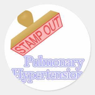 Pulmonary Hypertension Classic Round Sticker