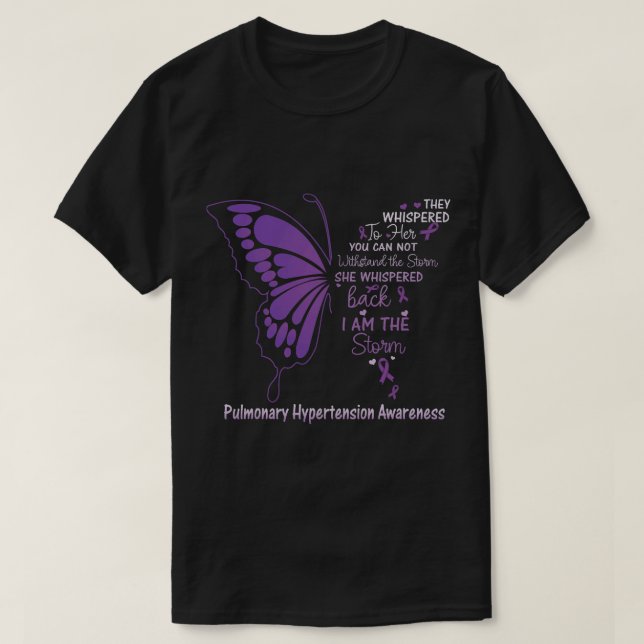 Pulmonary Hypertension I am the Storm T-Shirt (Design Front)