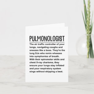 Pulmonologist Card