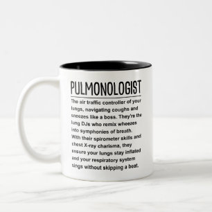 Pulmonologist Two-Tone coffee mug