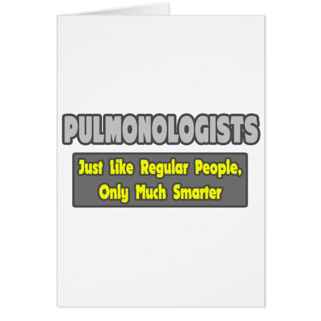 Pulmonologists .. Smarter (Front)