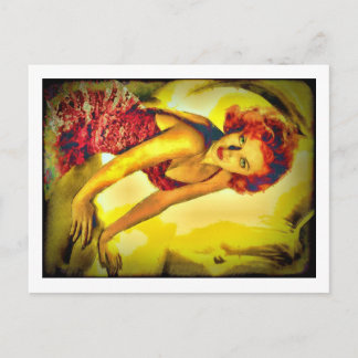 "Pulp Cover" Lana Turner Postcard
