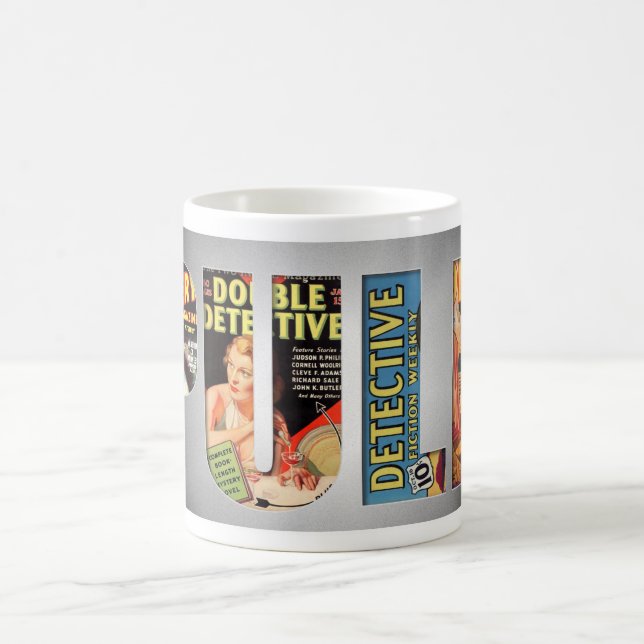 PULP MAGAZINE THEME VINTAGE COFFEE MUG (Center)