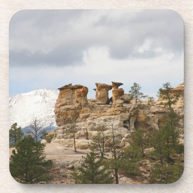 Pulpit Rock with Pikes Peak Coaster (Front)