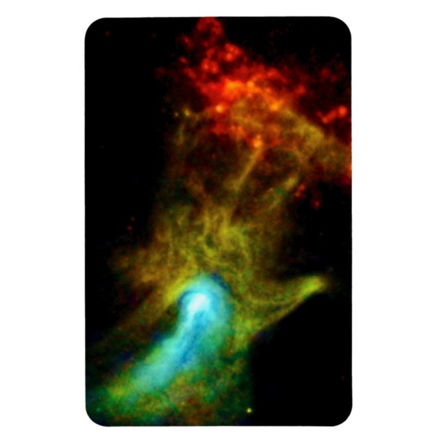 Pulsar B1509 - Hand of God X-Ray Nebula NASA Photo Magnet (Vertical)