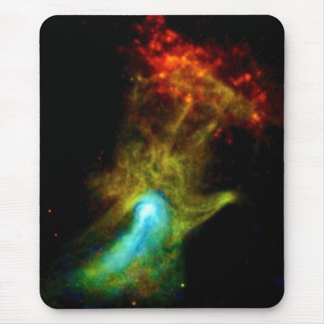 Pulsar B1509 - Hand of God X-Ray Nebula NASA Photo Mouse Pad (Front)