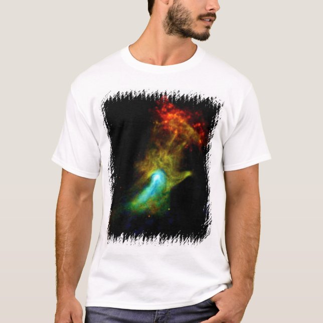 Pulsar B1509 - Hand of God X-Ray Nebula NASA Photo T-Shirt (Front)