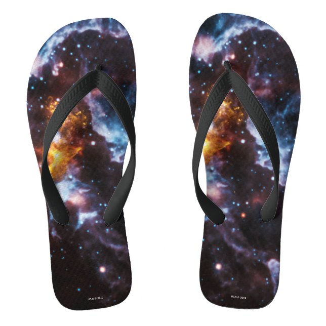 Pulsar Neutron Star Galaxy Image Thongs (Footbed)