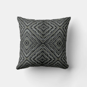 Pulsating Rhythm Modern Abstract Art Illustration  Cushion