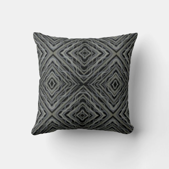 Pulsating Rhythm Modern Abstract Art Illustration  Cushion (Back)