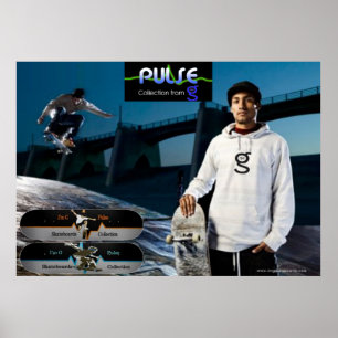 Pulse Collection - Skateboard Poster