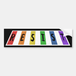 Pulse Crosswalk Chalk Resist Bumper Sticker