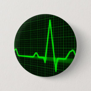 pulse display 6 cm round badge