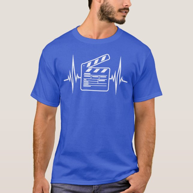 pulse heartbeat movie flap funny T-Shirt (Front)