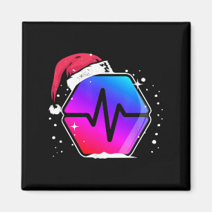 Pulsechain Pls To The Moon Santa Father Christmas Magnet