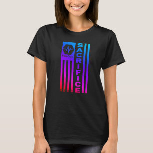 PulseChain Sacrifice USA Flag Proud Hexican HEX C T-Shirt