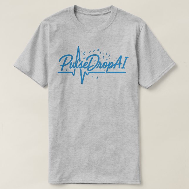 PulseDropAI – Lo-Fi Gear for Dreamers & Beatmakers T-Shirt (Design Front)