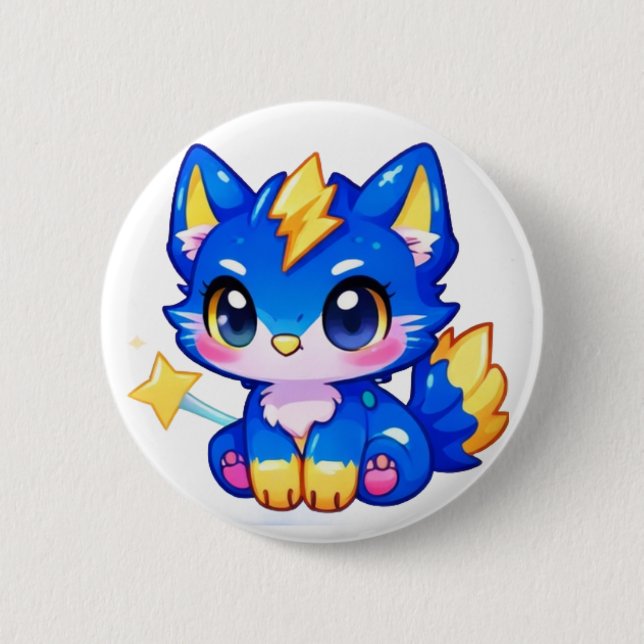Pulspunkys Accessories Kawaii  6 Cm Round Badge (Front)