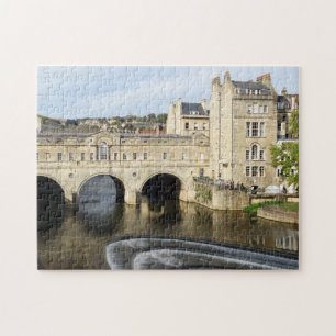 Pulteney Bridge and River Avon, Bath, England Jigsaw Puzzle