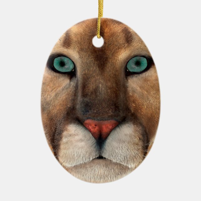 Puma Ceramic Ornament (Front)