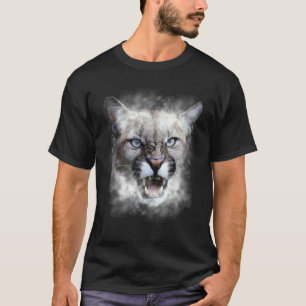 Puma Cougar Illustration Puma Puma Cat T-Shirt