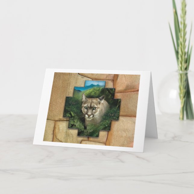 Puma - Greeting Card (Front)