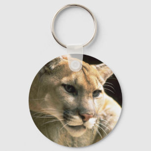 Puma Head Key Ring
