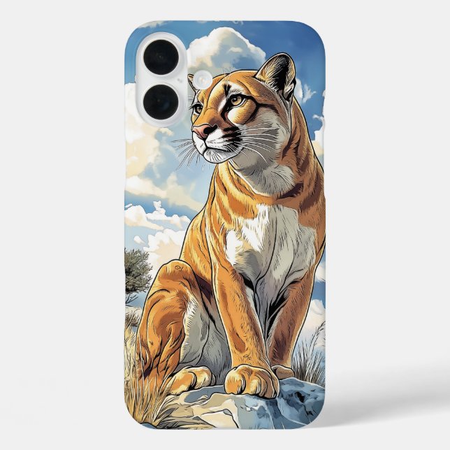 Puma I Cougar Case-Mate iPhone Case (Back)