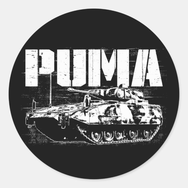 Puma (IFV) Classic Round Sticker (Front)