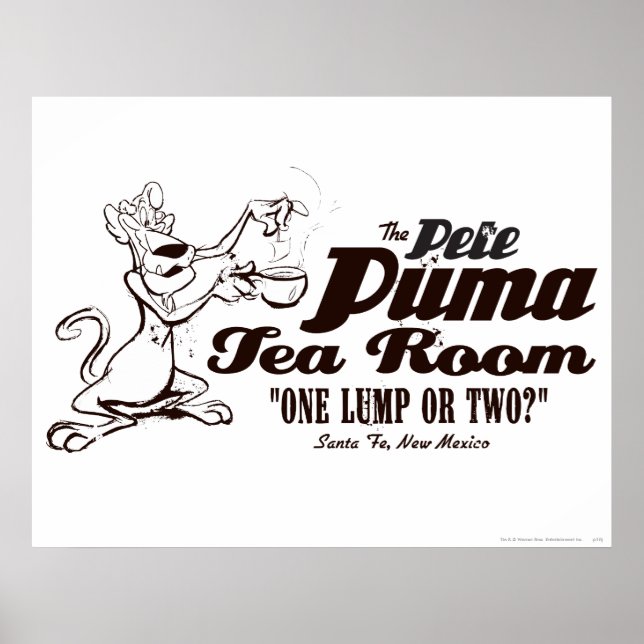 Puma Pete Tea Room Poster (Front)