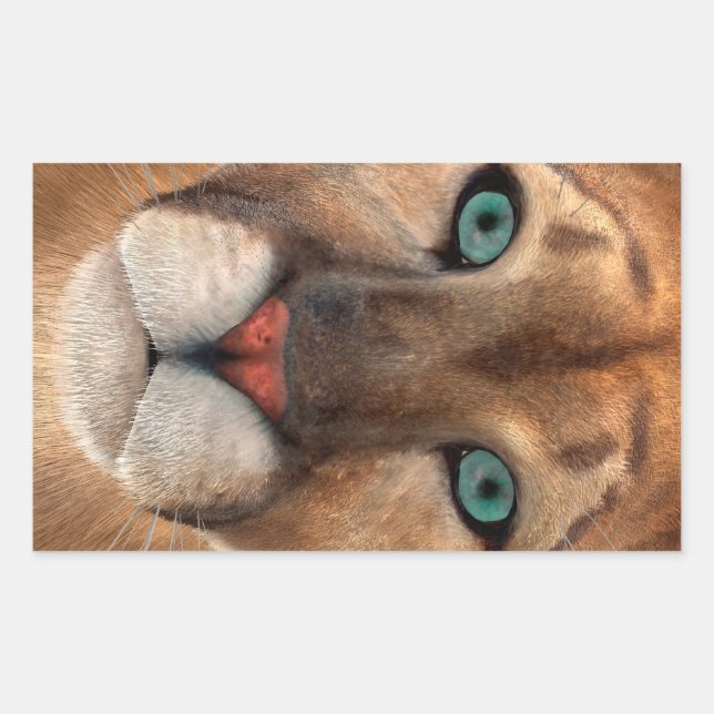 Puma Rectangular Sticker (Front)