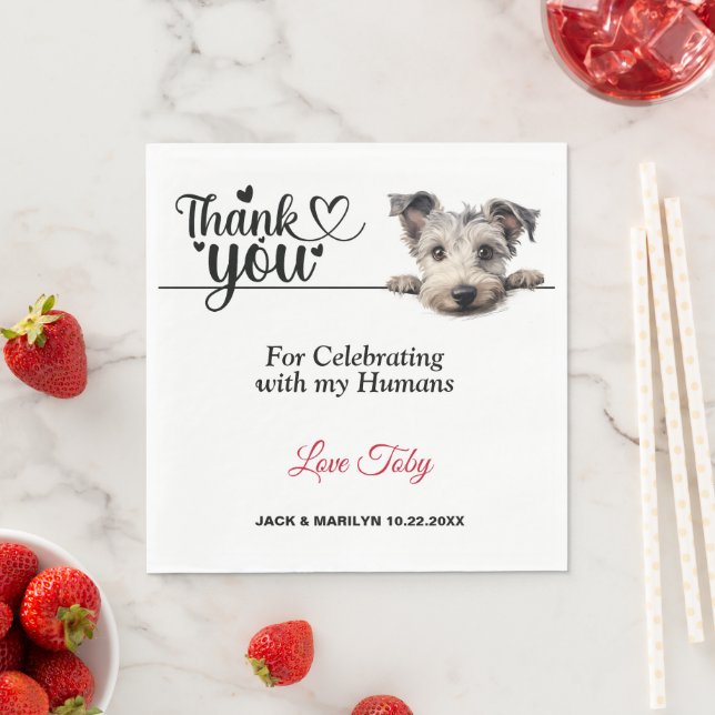 Pumi Dog Paper Napkins (Insitu)