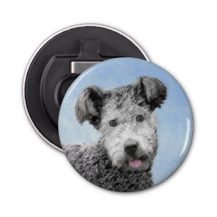 Pumi Painting - Cute Original Dog Art Bottle Opener