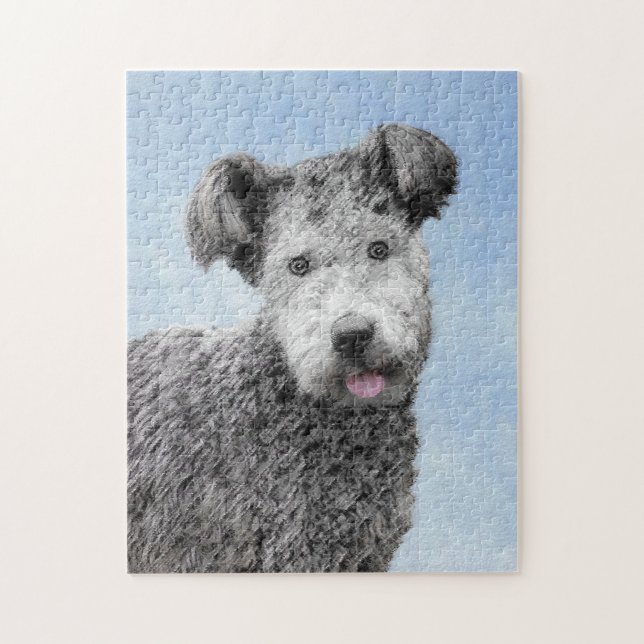 Pumi Painting - Cute Original Dog Art Jigsaw Puzzle (Vertical)