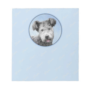 Pumi Painting - Cute Original Dog Art Notepad