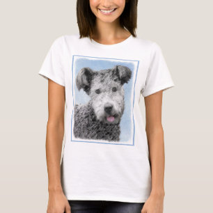 Pumi Painting - Cute Original Dog Art T-Shirt