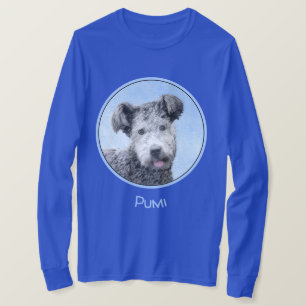 Pumi Painting - Cute Original Dog Art T-Shirt