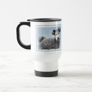 Pumi Painting - Cute Original Dog Art Travel Mug