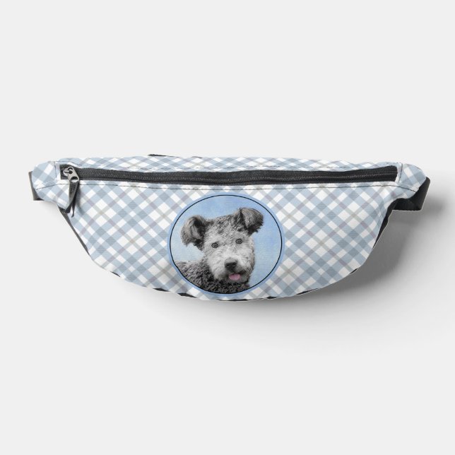 Pumi Painting Grey Pumik Cute Original Pet Dog Art Bum Bags (Lay Down)